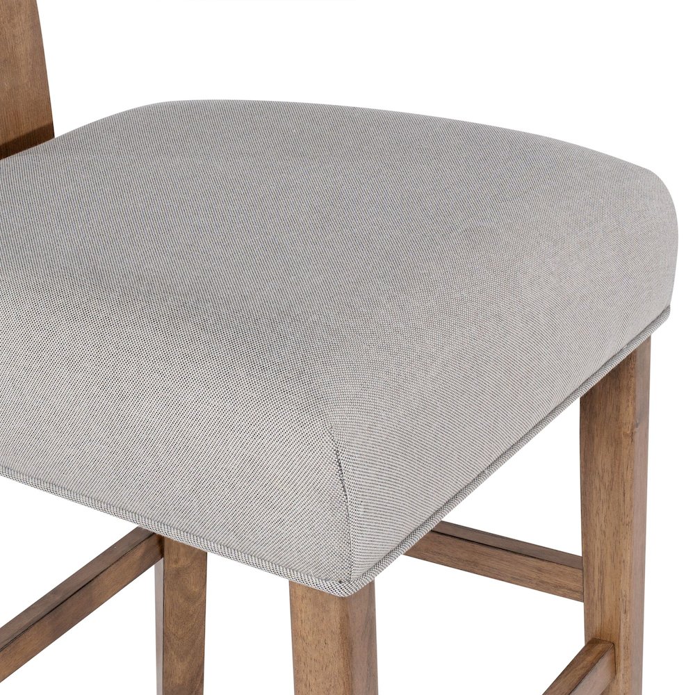 Thalia T-Back Counter Stool with Fully Upholstered Cushion. Picture 5