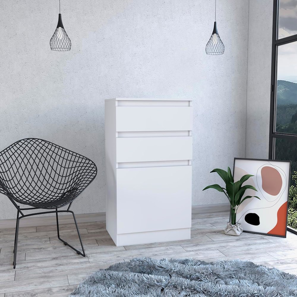 Kamelot Dresser White MDF. Picture 3