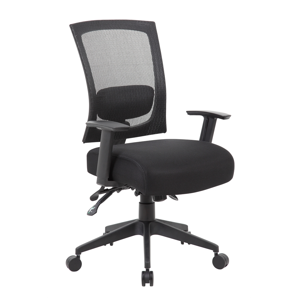 Boss Contract Mesh Back Task Chair w/ Seat Slider. Picture 1