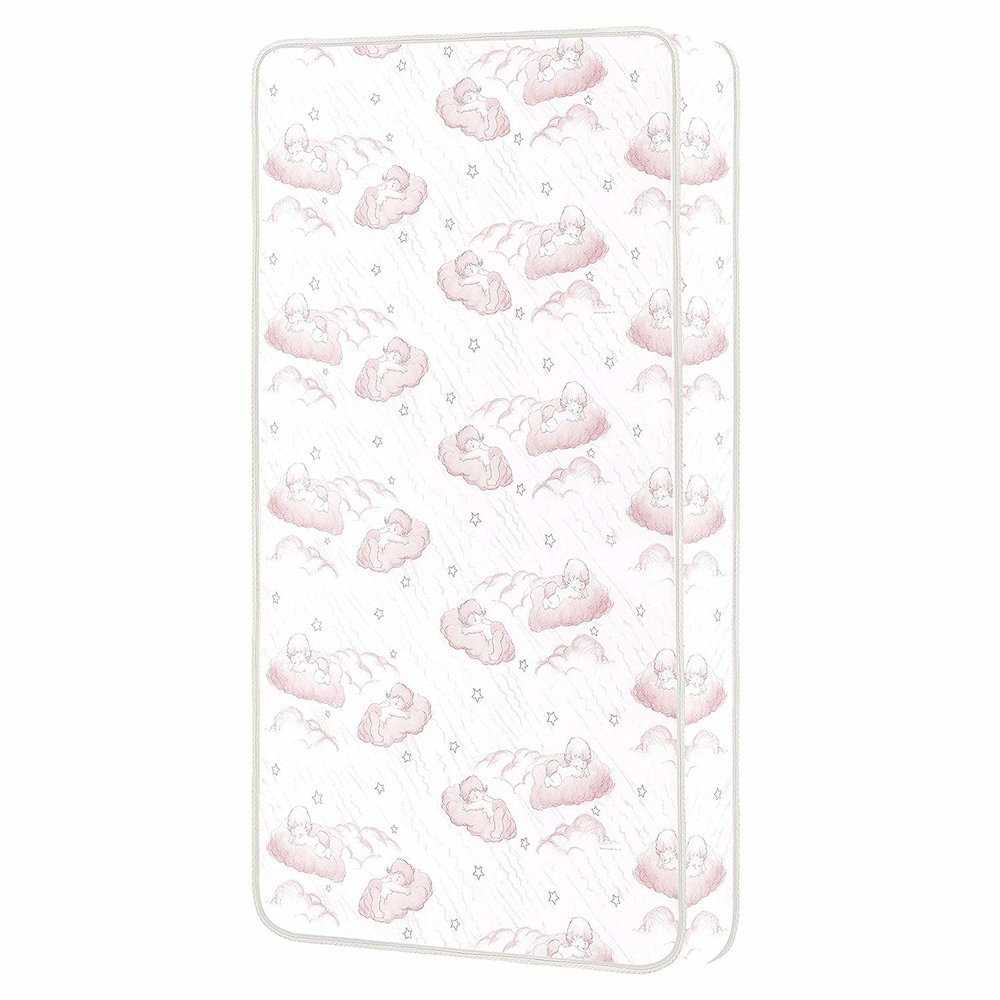 Dream On Me Sweet Dreams 6” 88 Coil Spring Crib and Toddler Bed Mattress. Picture 1