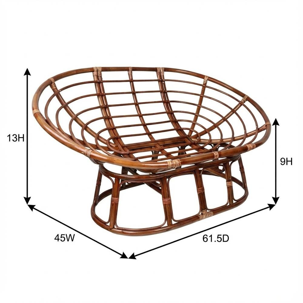 Rattan Double Papasan  Chair Frame Only. Picture 4
