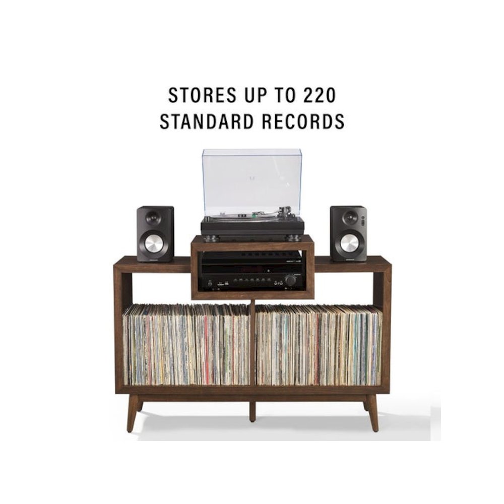 Nashville Medium Record Player Stand With Vinyl Storage. Picture 4