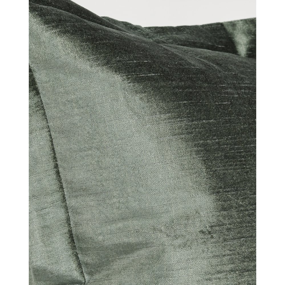 Kosas Home Bryce Velvet 22-inch Square Throw Pillow, Myrtle Green. Picture 2