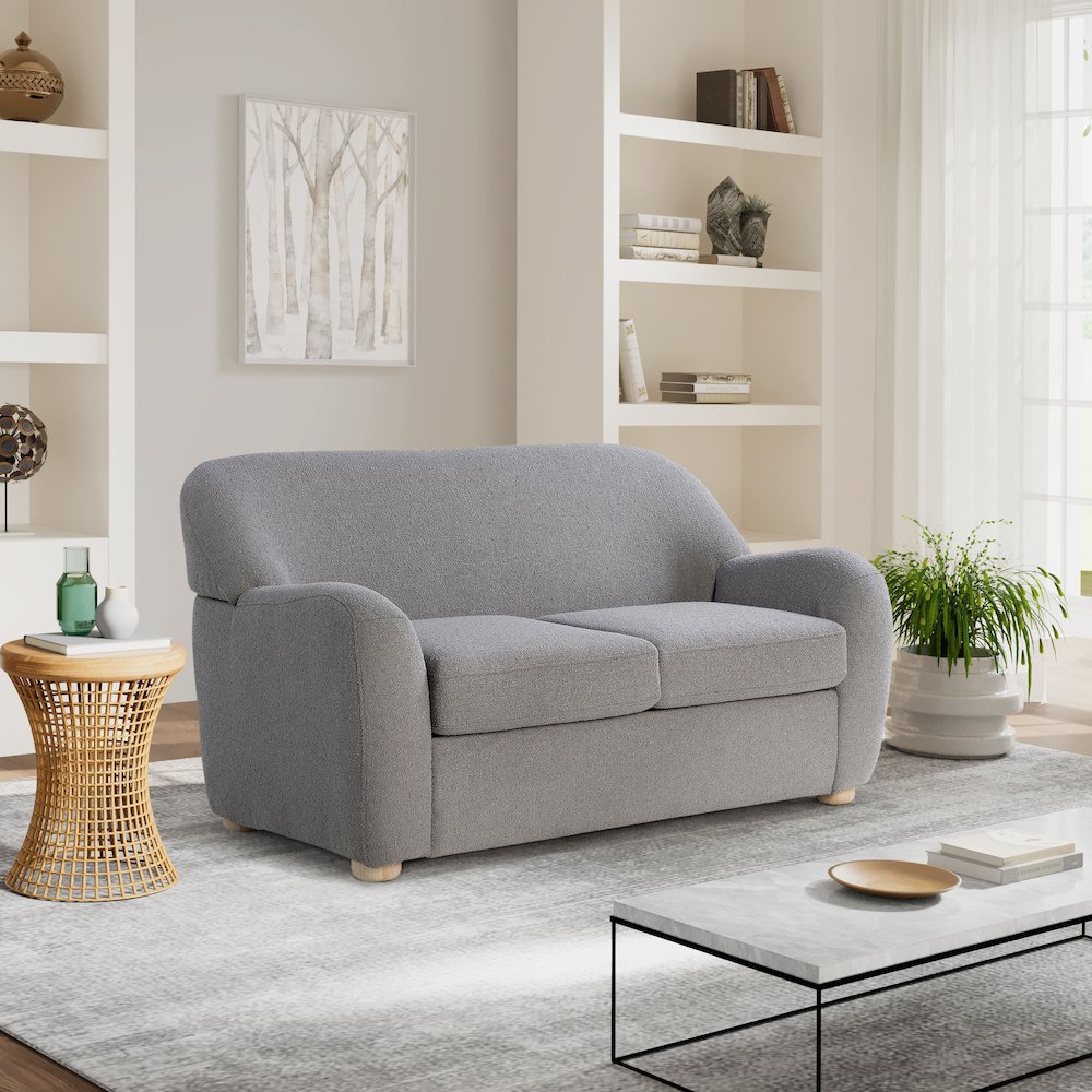 Genevieve Loveseat Grey. Picture 7