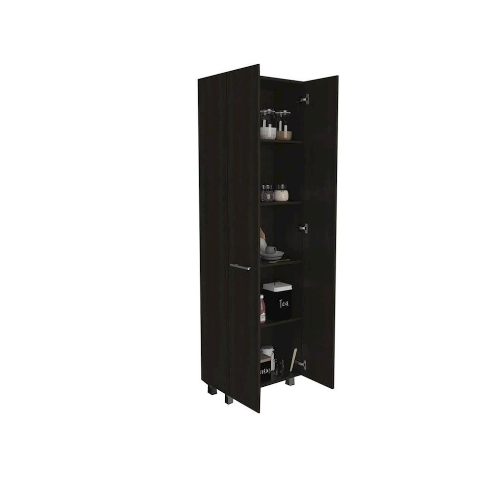 Baleare Pantry Black MDF. Picture 4