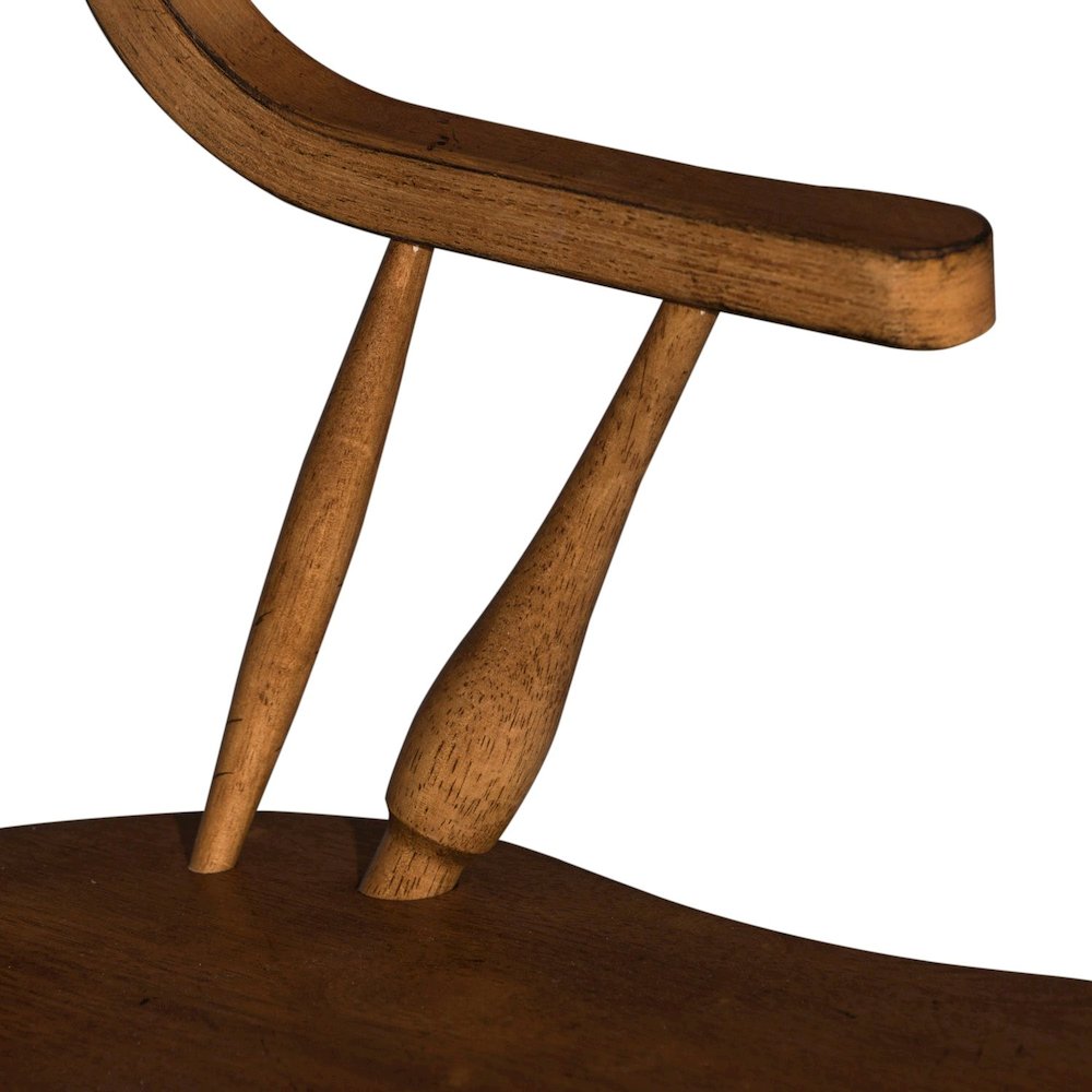 Hearthstone Ridge Windsor Back Arm Chair in Tobacco. Picture 7