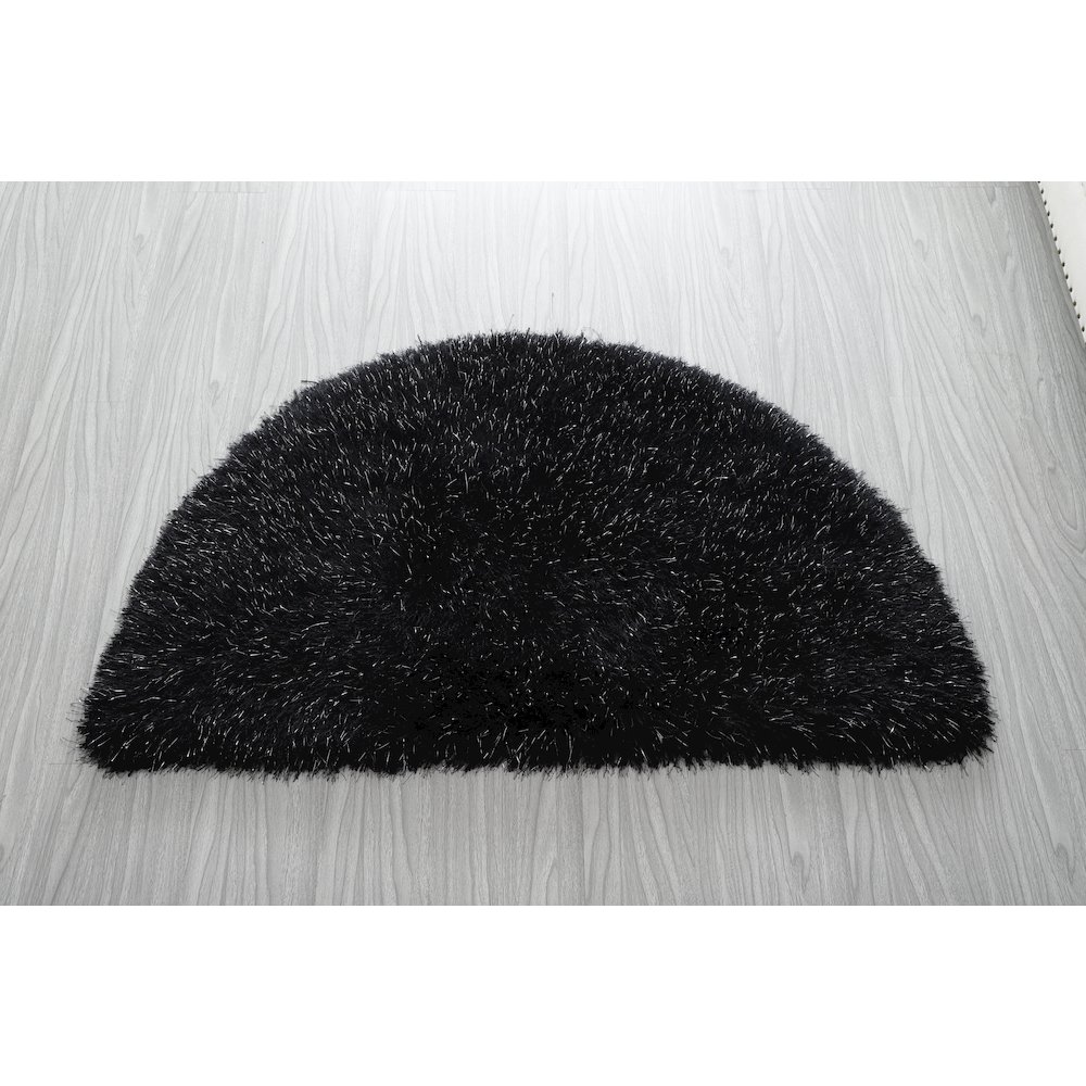 MANHATTTAN 08 BLACK  2'5 X 4'5 HALFMOON. Picture 1