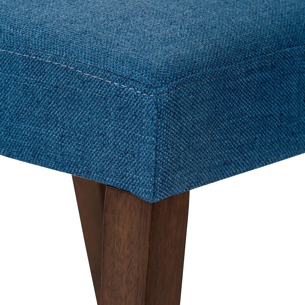 Space Savers Nido Chair - Blue (RTA)-Set of 2 in Satin Walnut. Picture 9