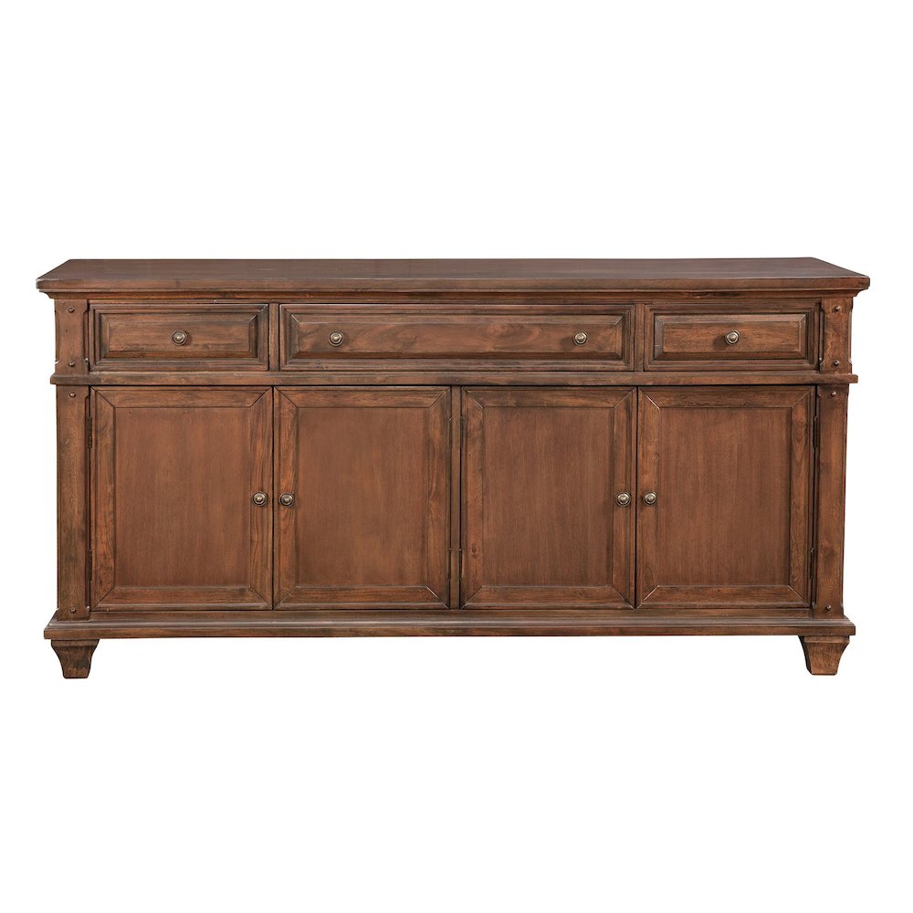 Sedona 72" Entertainment Console - Cinnamon Cherry. Picture 3