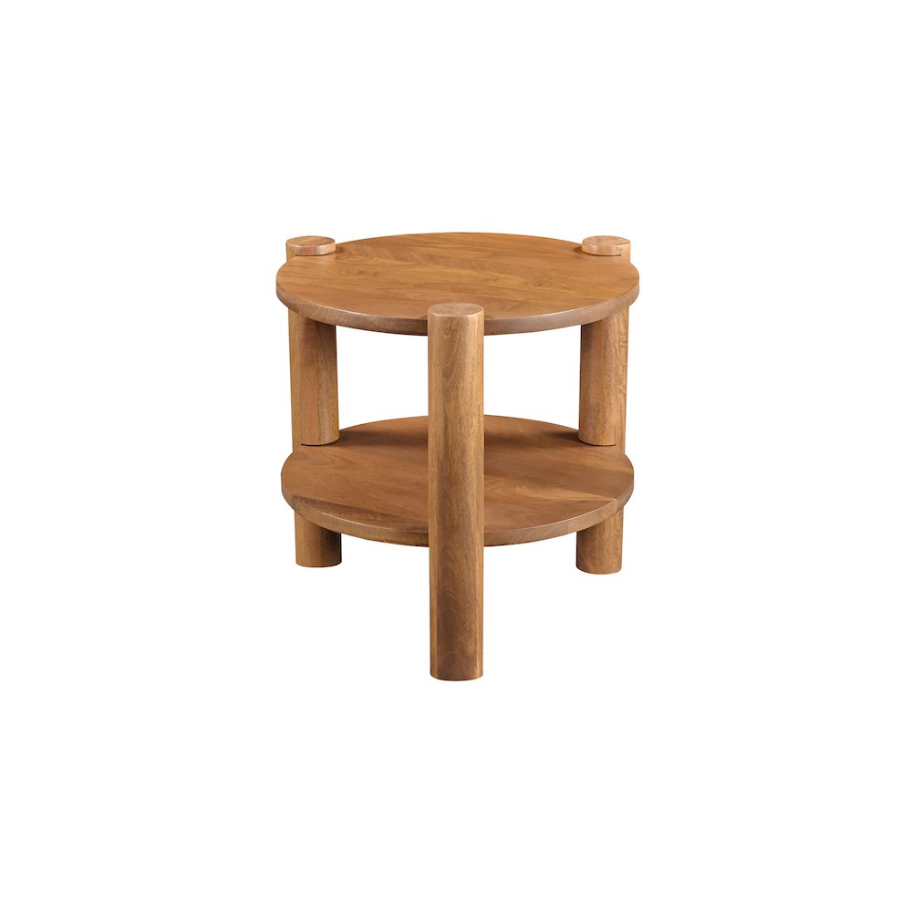 Olsen Accent Table Vintage Brown. Picture 1