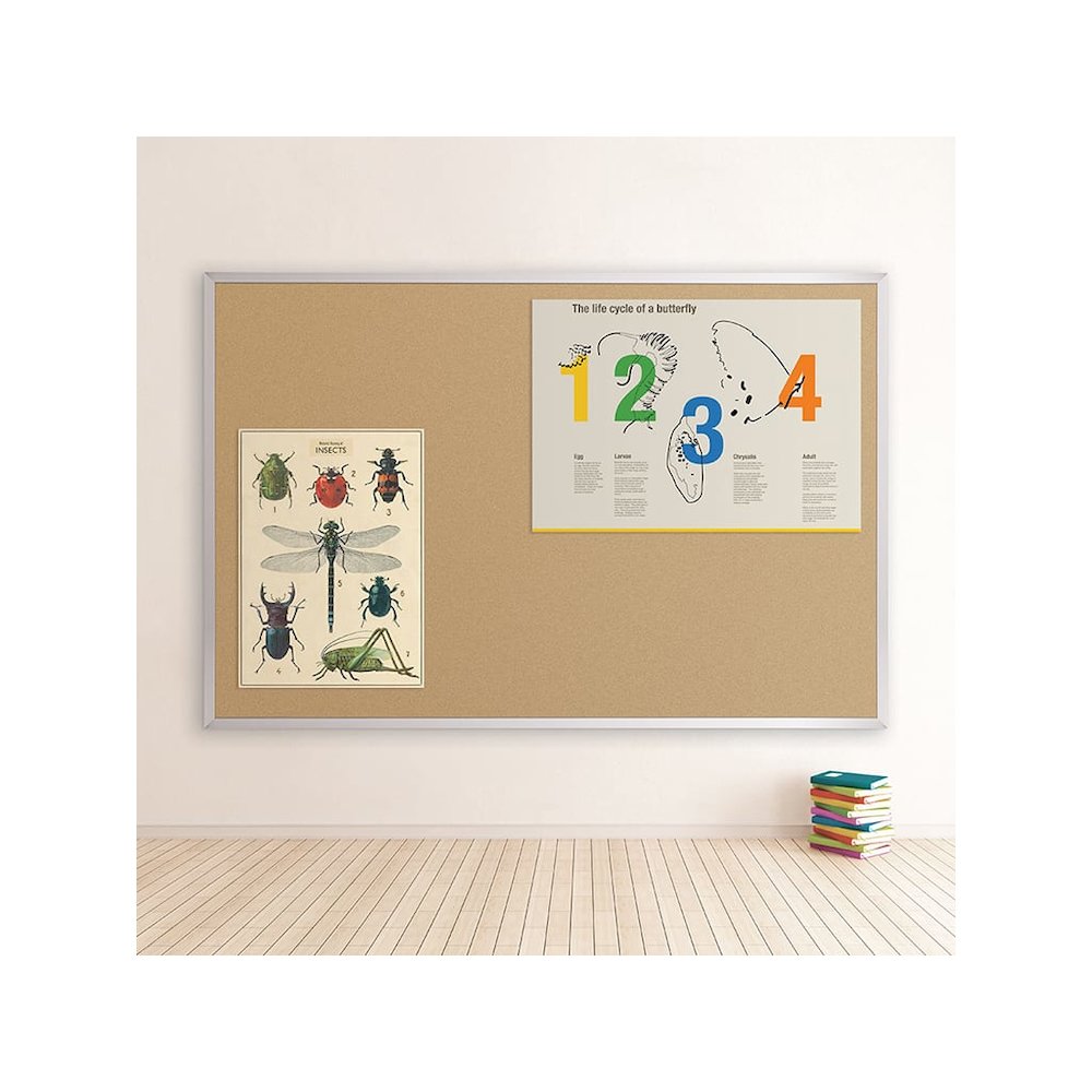 Valu-Tak Tackboard - Aluminum Trim - 3' X 5'. Picture 4