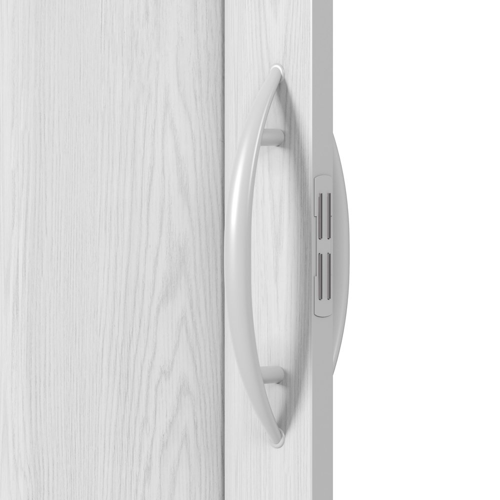 36" W Double Walled Foldable Heavy Duty Accordion Doors, White. Picture 7