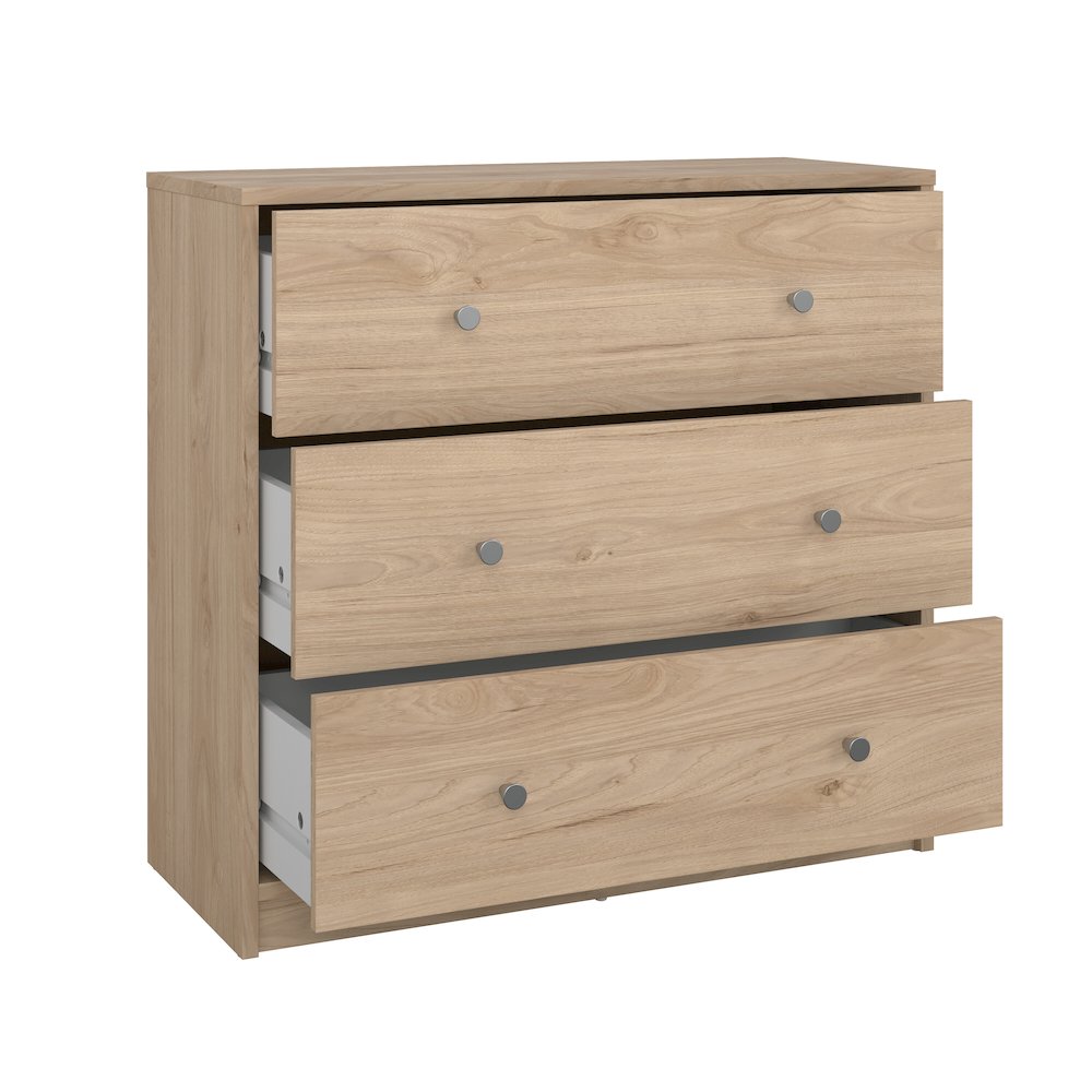 3 Drawer Chest Jackson Hickory. Picture 4