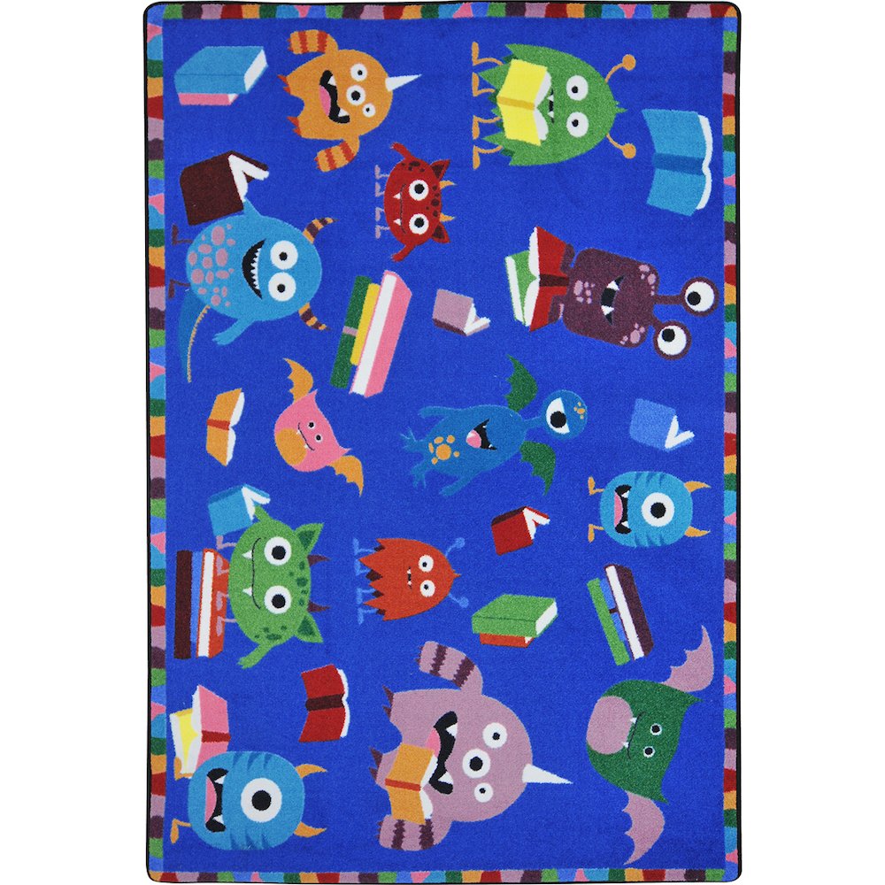 Monster Readers Multi 7'8" x 10'9" Rug. Picture 2