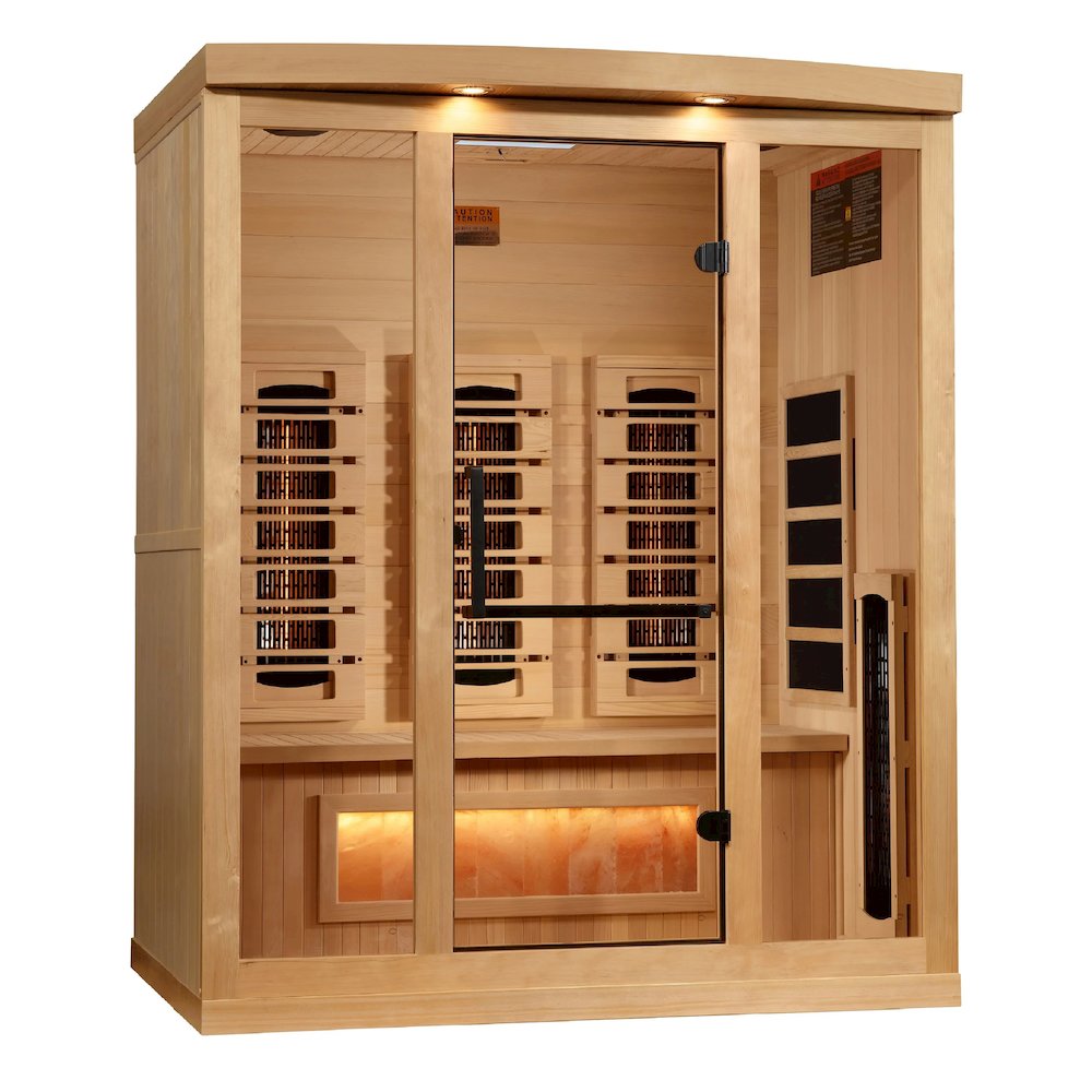 3-Person Full Spectrum PureTech™ Near Zero EMF FAR Infrared Sauna. Picture 2
