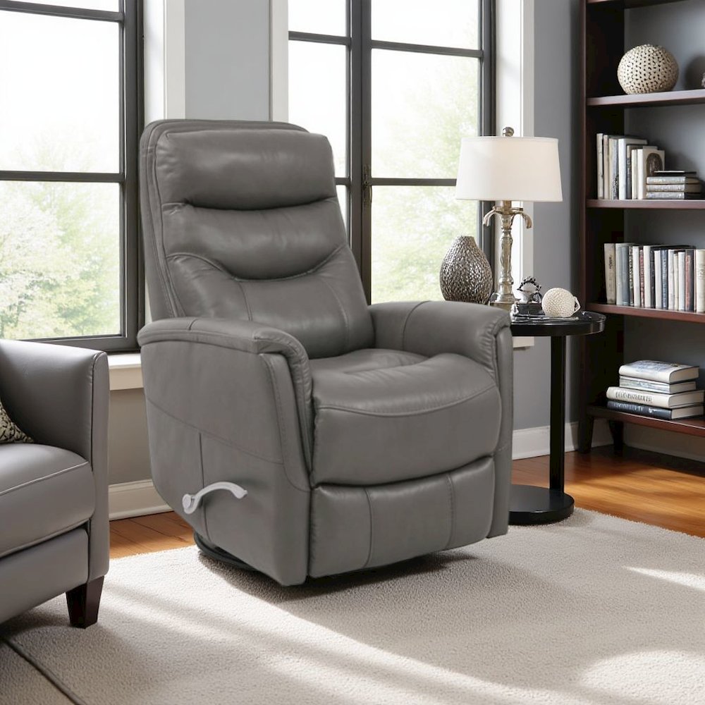 Ice Recliner Nursery Glider Set – Elegant Boucle Chairs for Comfort. Picture 4