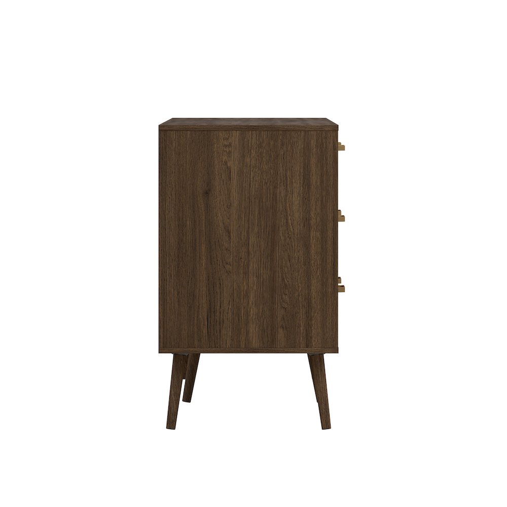 Tone 8 Drawer Double Dresser, Mocha Oak. Picture 7