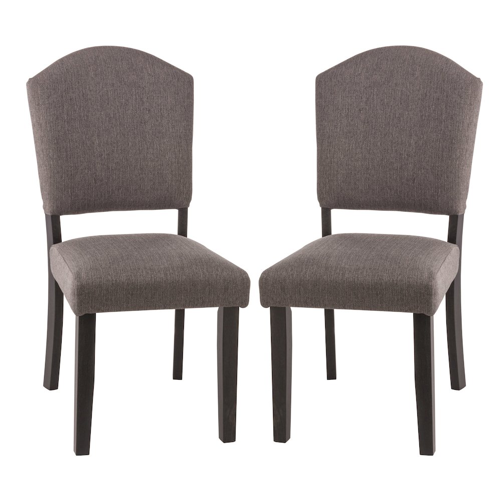 Emerson Wood Parson Dining Chair, Set of 1, Gray. Picture 2