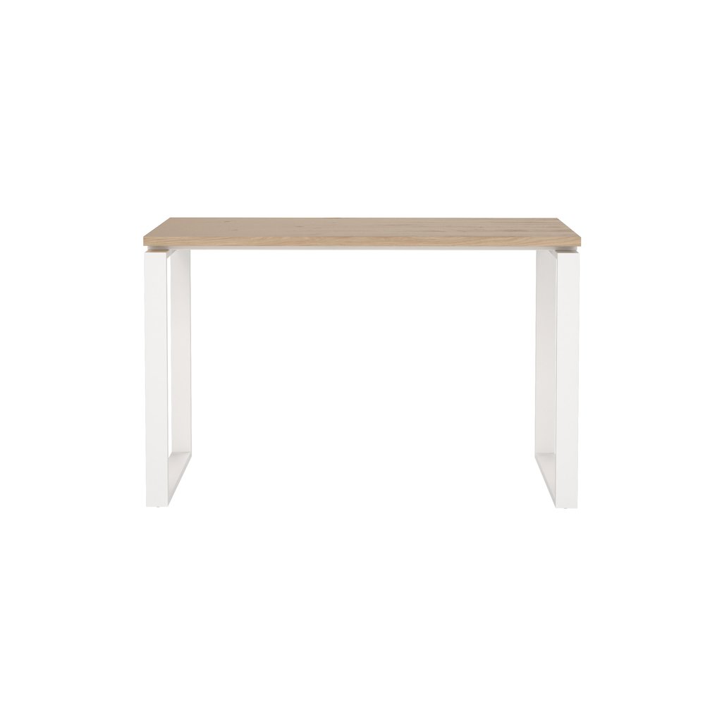 Sign Home Office Writing Office Desk, Jackson Hickory/White. Picture 7