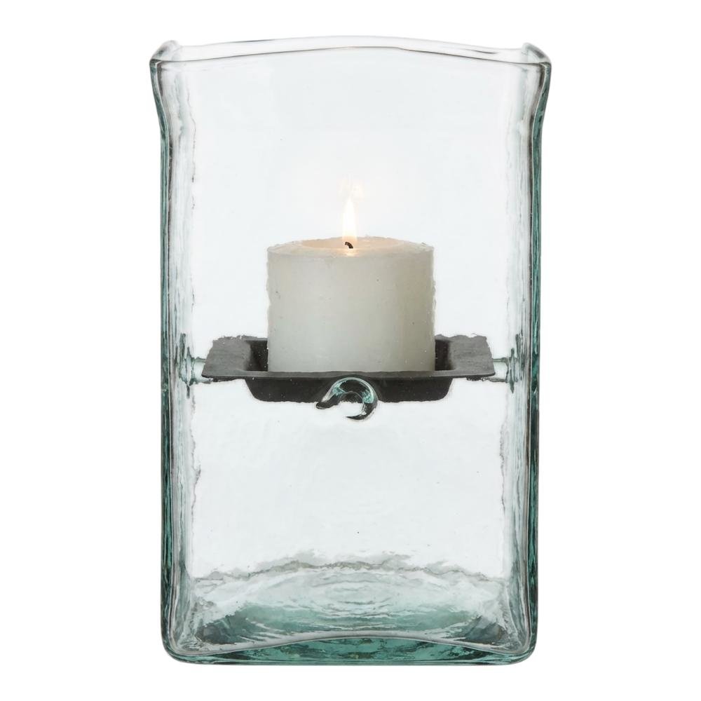 Square Candle Hurricane - Small. Picture 1