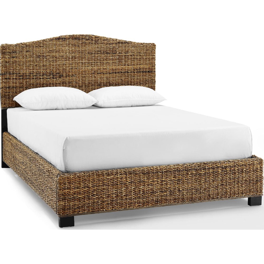Serena Rattan King Bed. Picture 1