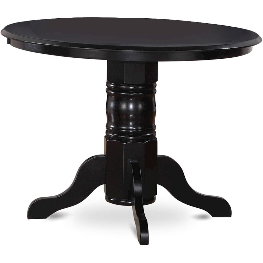 Shelton  Round    Kitchen  Table  42"  Diameter  In  Black  Finish. Picture 1