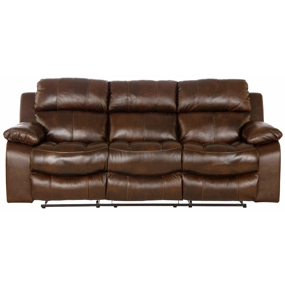 Positano Italian Top Grain Leather Match Power Reclining Sofa. Picture 2