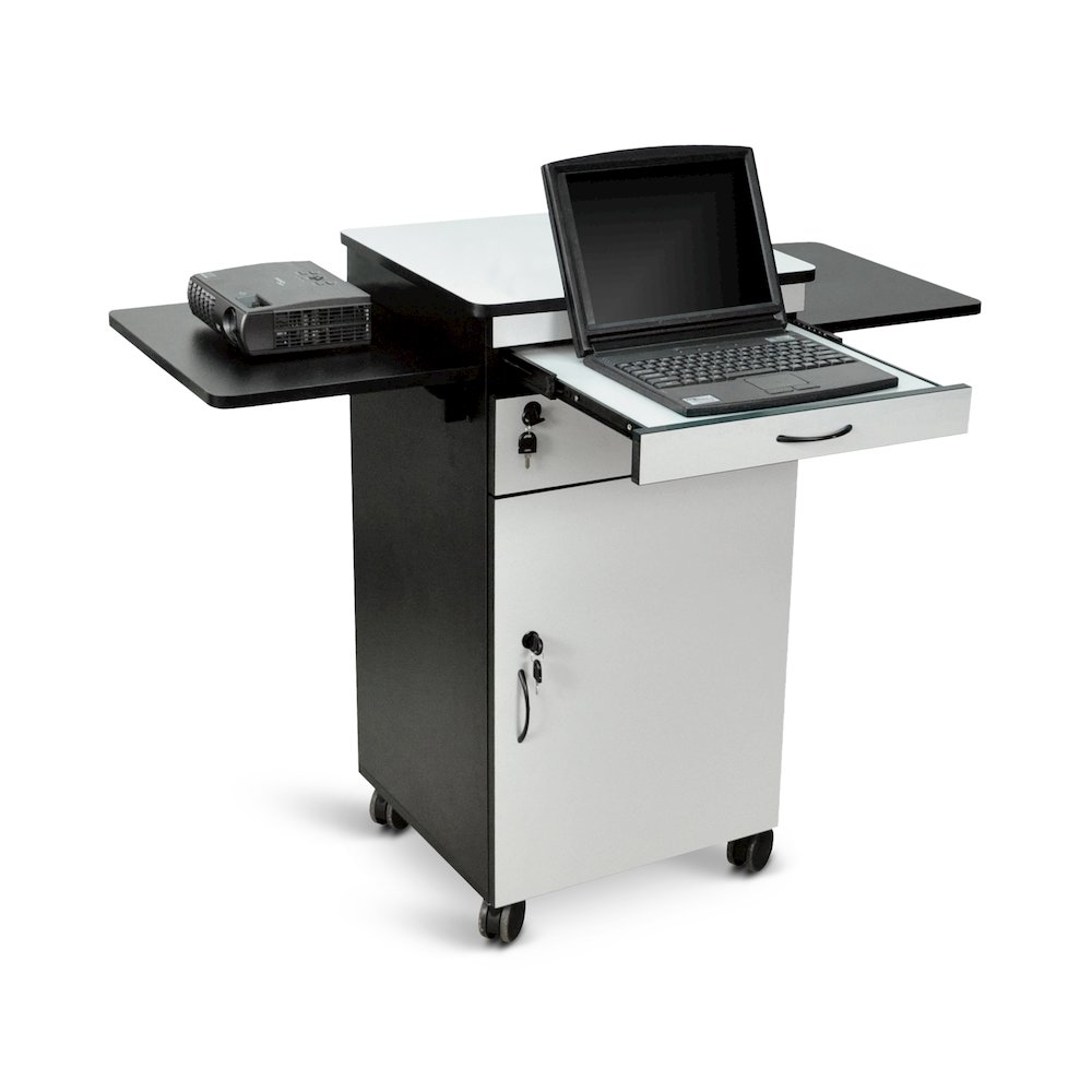 38" Wood Multimedia Workstation. Picture 3