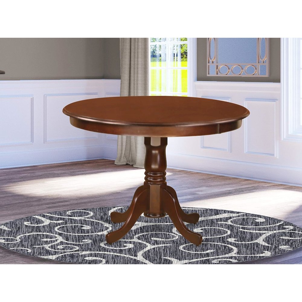 Hartland  Table  42"  diameter  Round    Table  -Mahogany  Finish. Picture 2
