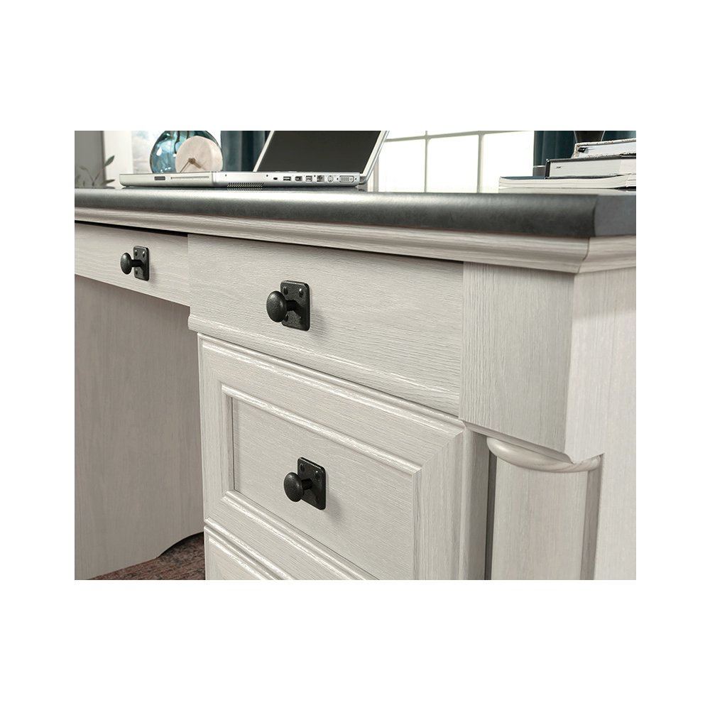 Palladia Executive Desk, Glacier Oak finish. Picture 5