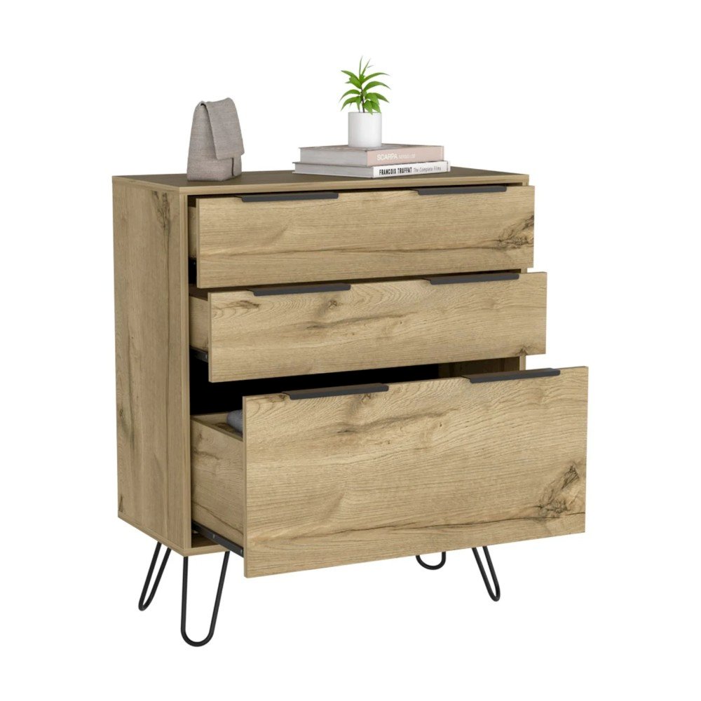 Augusta Dresser Light Oak MDF. Picture 2