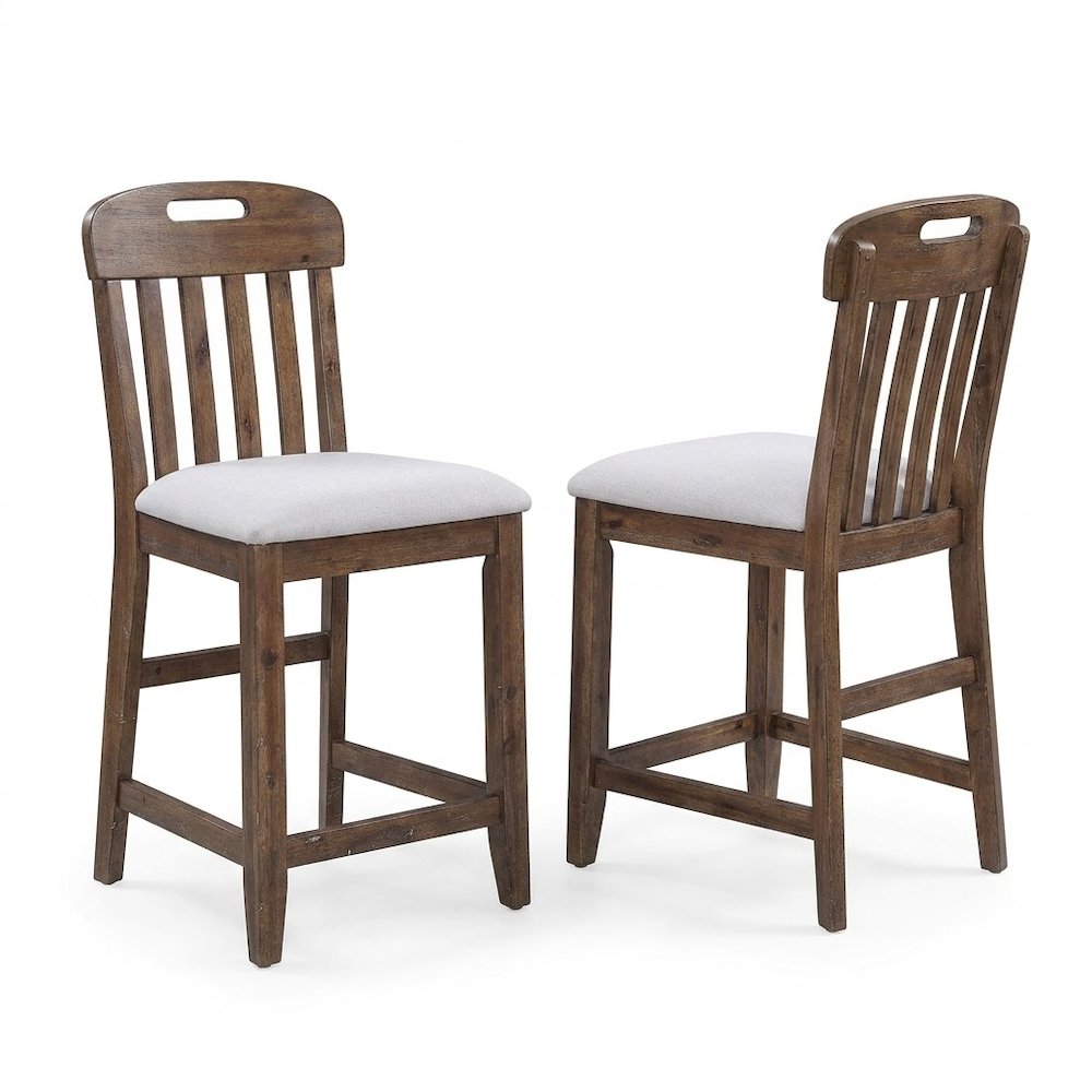 Danville Slat Counter Chair (Set Of 2). Picture 1