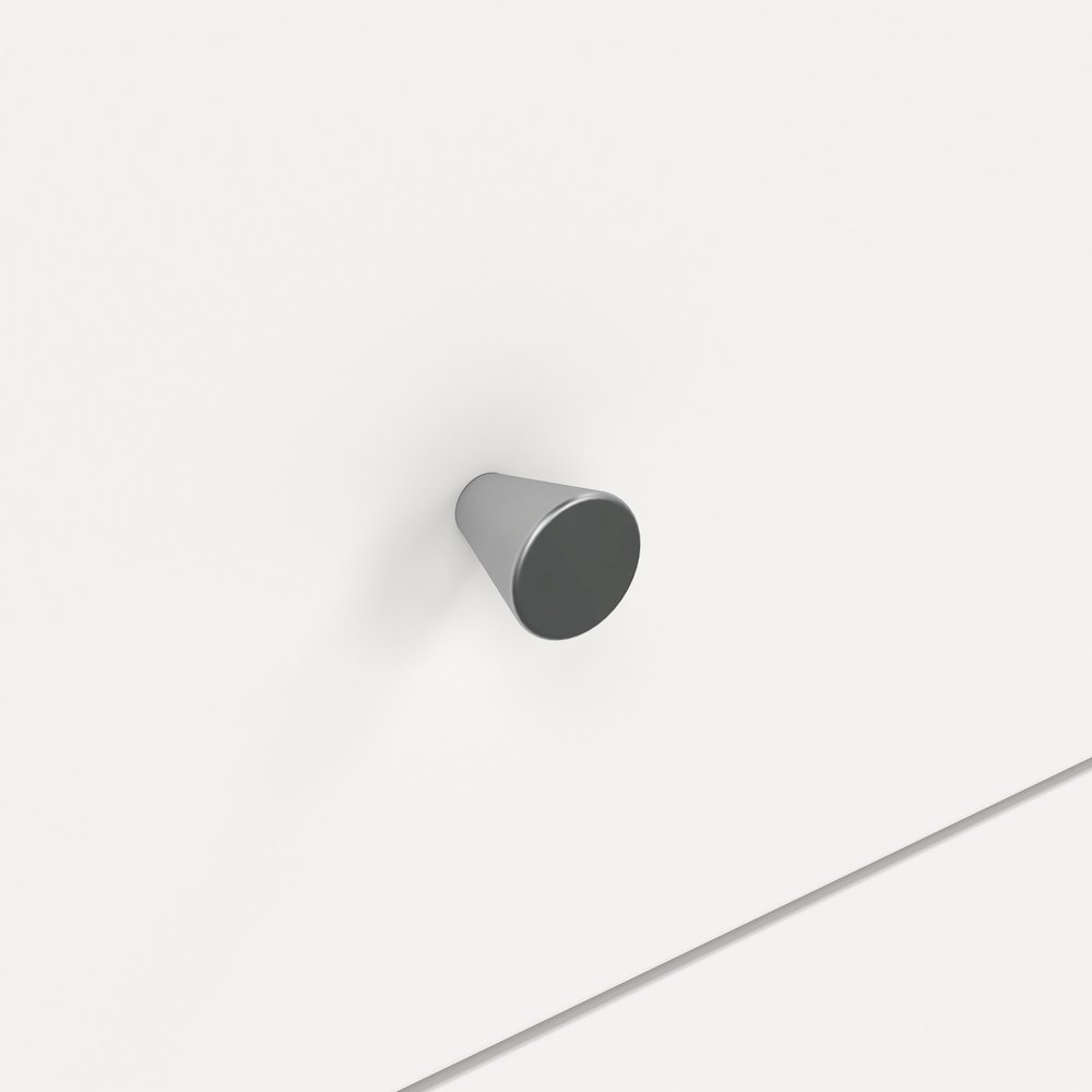 3-Piece Bedroom Set - 6 Drawer Double Dresser And Nightstand Set Of 2. Picture 4