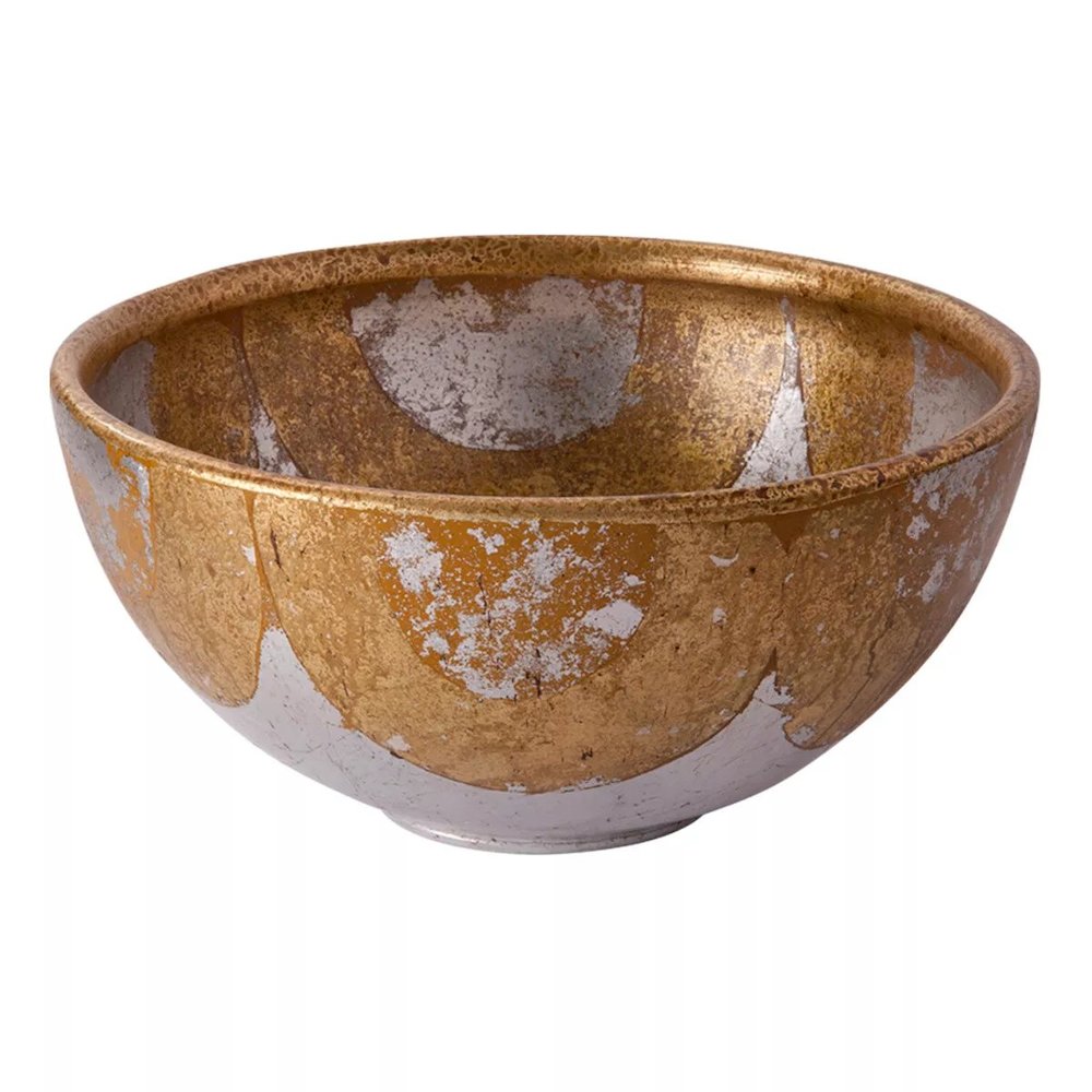 Belle Chase Gold Accent Bowl Home Decor. Picture 1