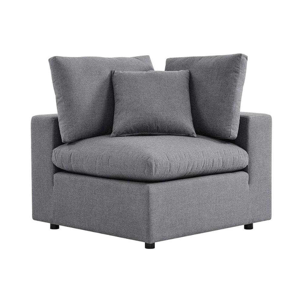 Outdoor Patio Corner Chair With Plush Cushion And Durable Frame. Picture 1