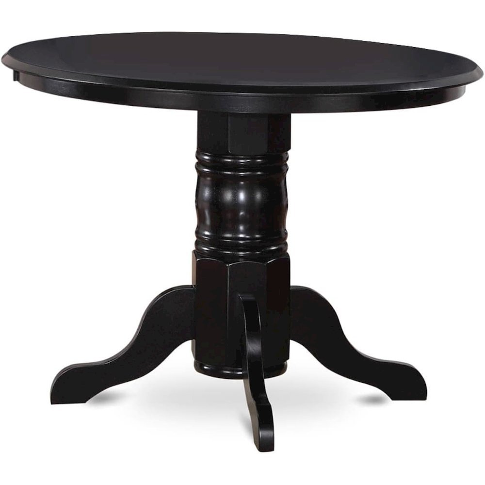 Elegant Round Kitchen Table – 42-Inch Black Small Dining Table. Picture 1