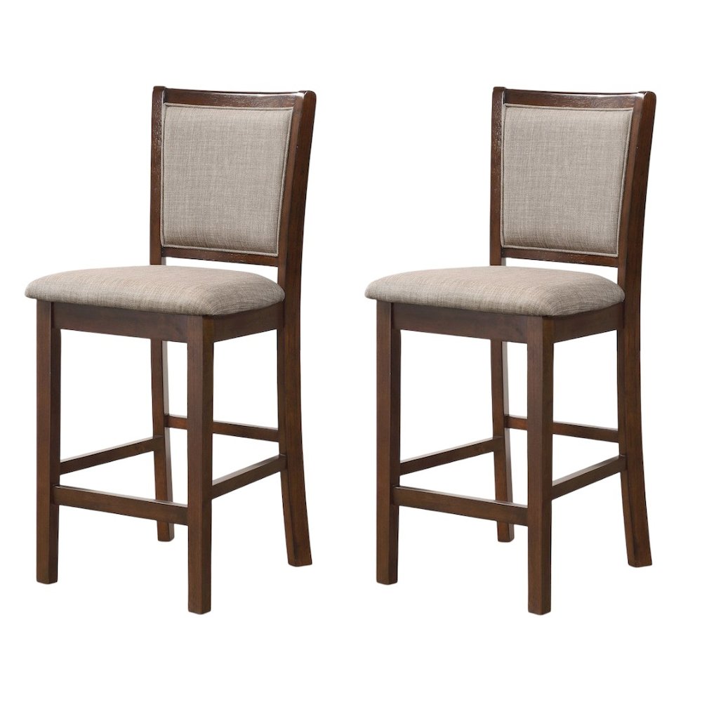 Amy Counter Chair (2/Ctn)-Cherry. Picture 1