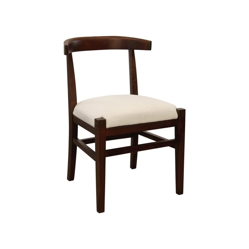 Hartford Mid-Century Modern Dining Chair with Performance Fabric Upholstery. Picture 1