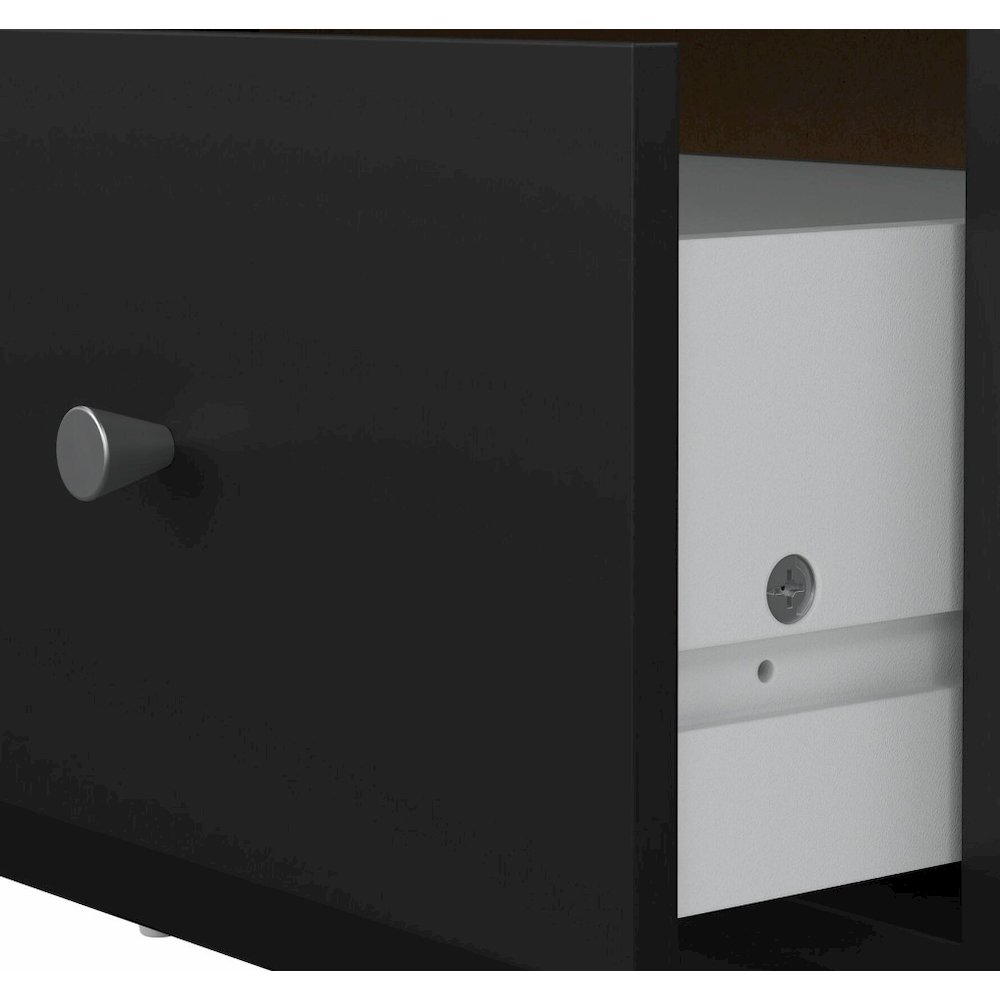 Portland 3-Piece Bedroom Set, Black. Picture 3