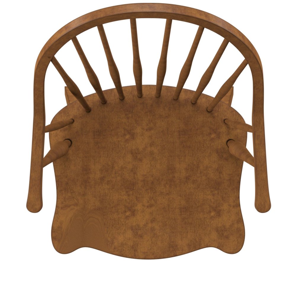 Hearthstone Ridge Windsor Back Arm Chair in Tobacco. Picture 5