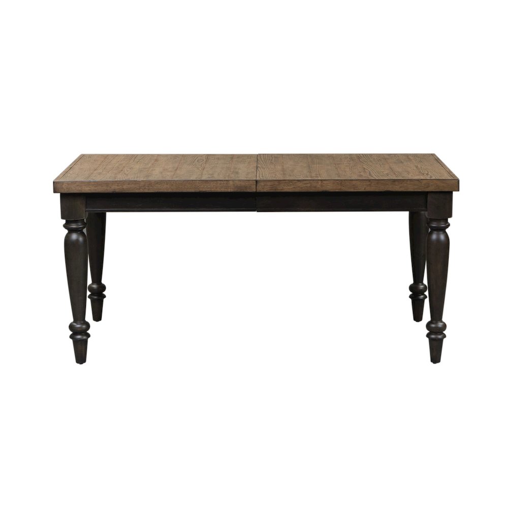 Harvest Home Rectangular Leg Table in Chalkboard. Picture 1