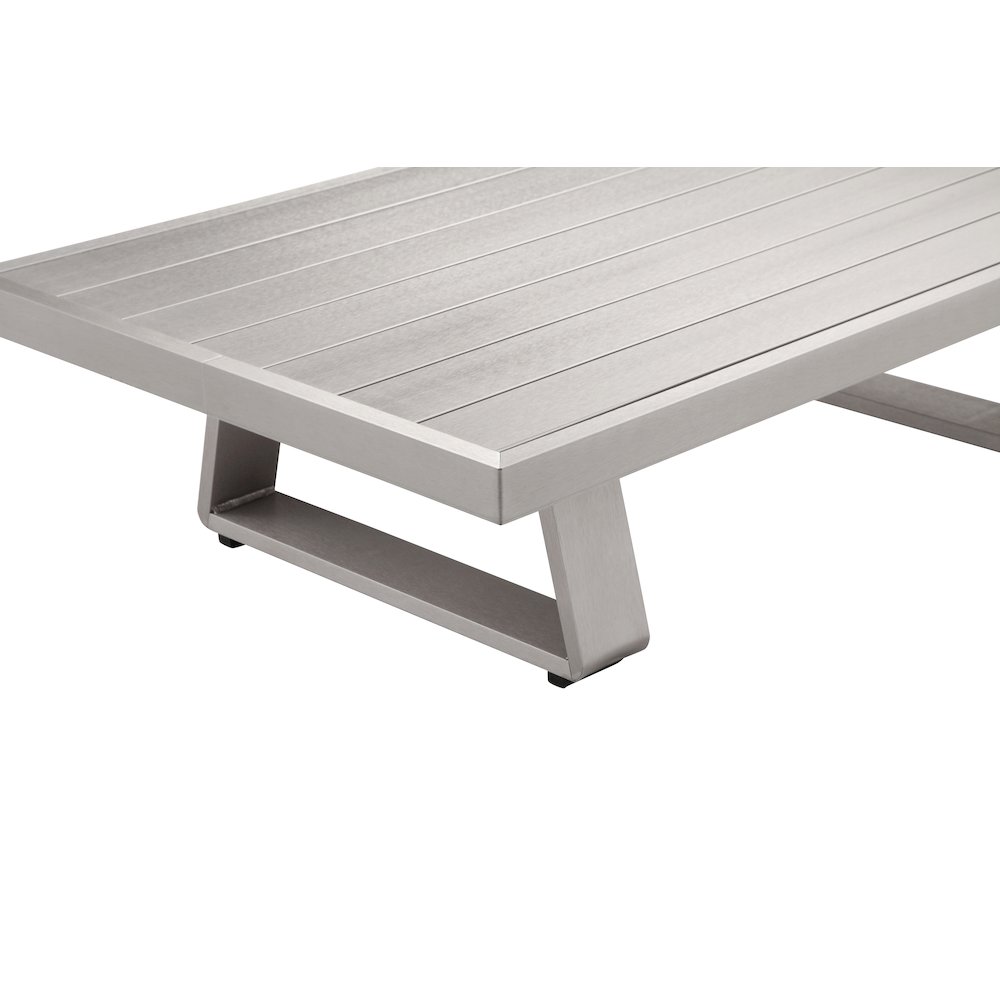 Air Coffee Table Grey In Aluminum. Picture 3