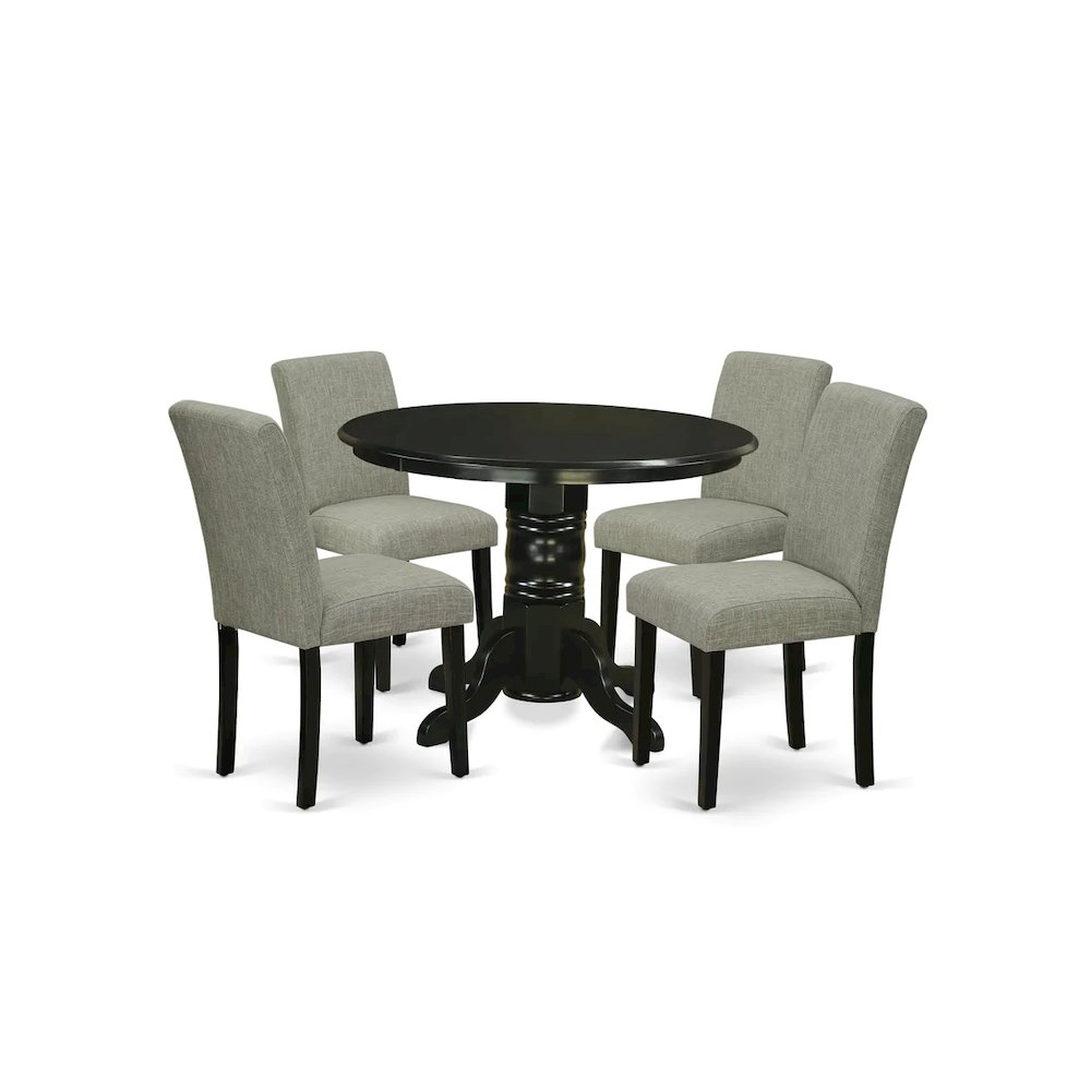 Dining Room Set Black, SHAB5-BLK-06. Picture 1