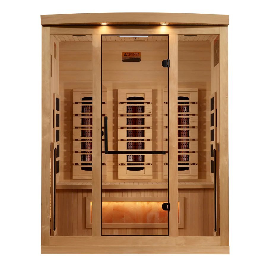 3-Person Full Spectrum PureTech™ Near Zero EMF FAR Infrared Sauna. Picture 3