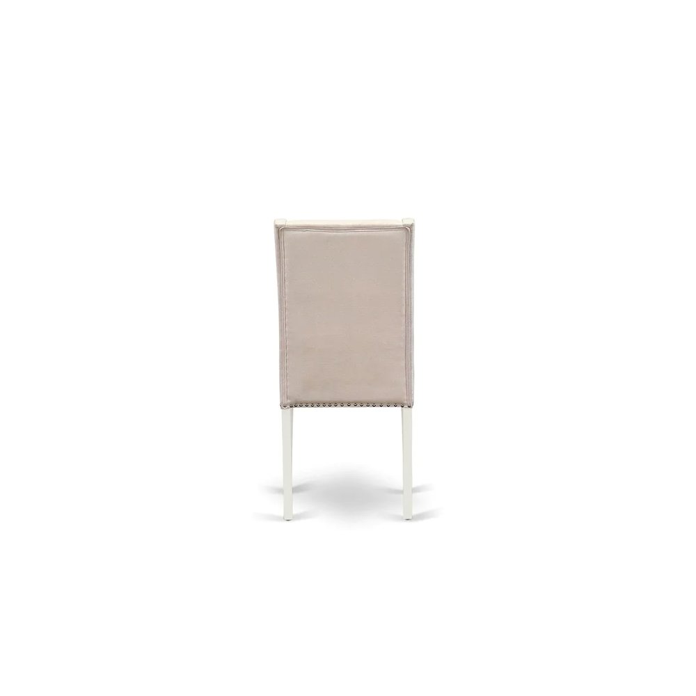 Dining Room Set Linen White, SHFL3-WHI-01. Picture 5