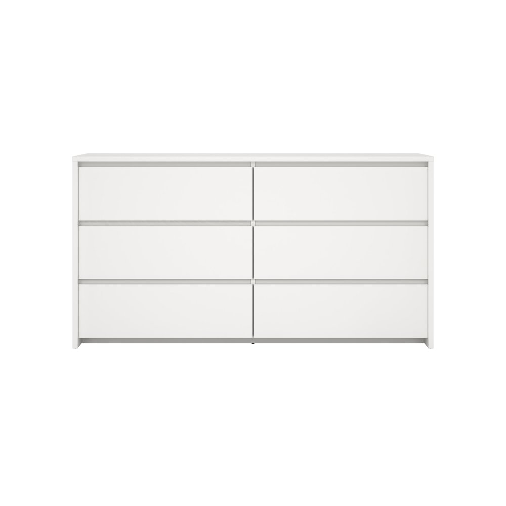 Next 6 Drawer Double Dresser, White. Picture 5
