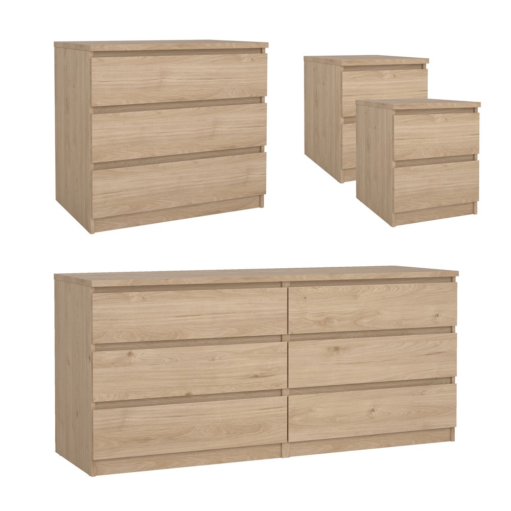 Scottsdale 4-Piece Bedroom Set, Jackson Hickory. Picture 1