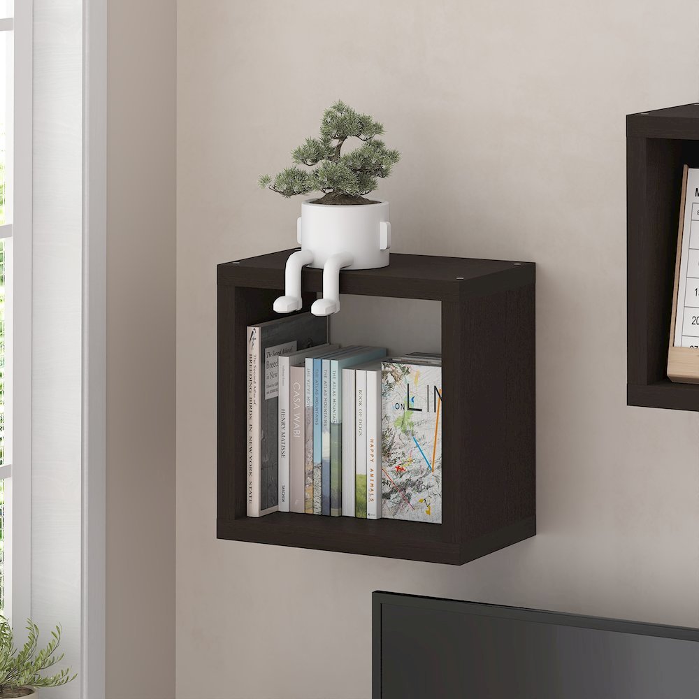 CUBICLE Floating Shelves for Wall, Cube Wall Shelf, Extra Thick. Picture 4