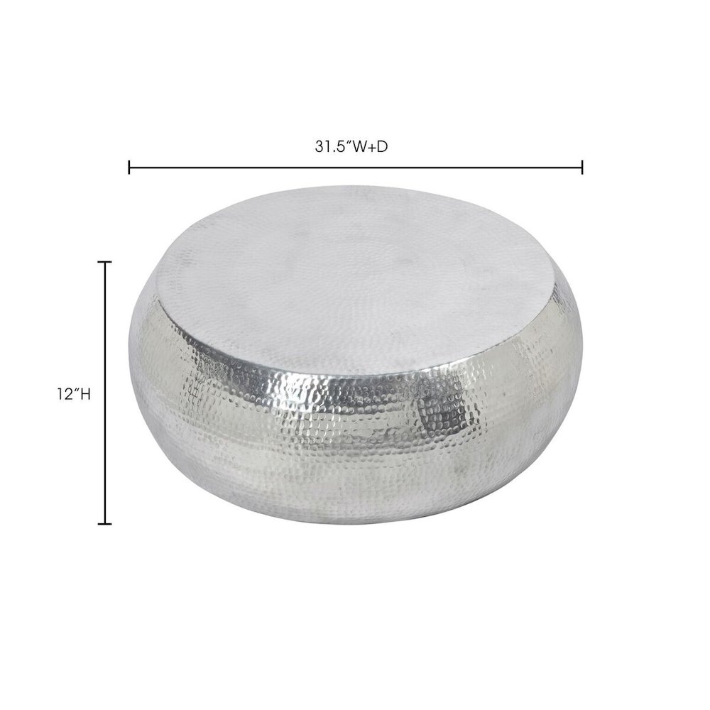 Tabla Coffee Table Silver. Picture 2