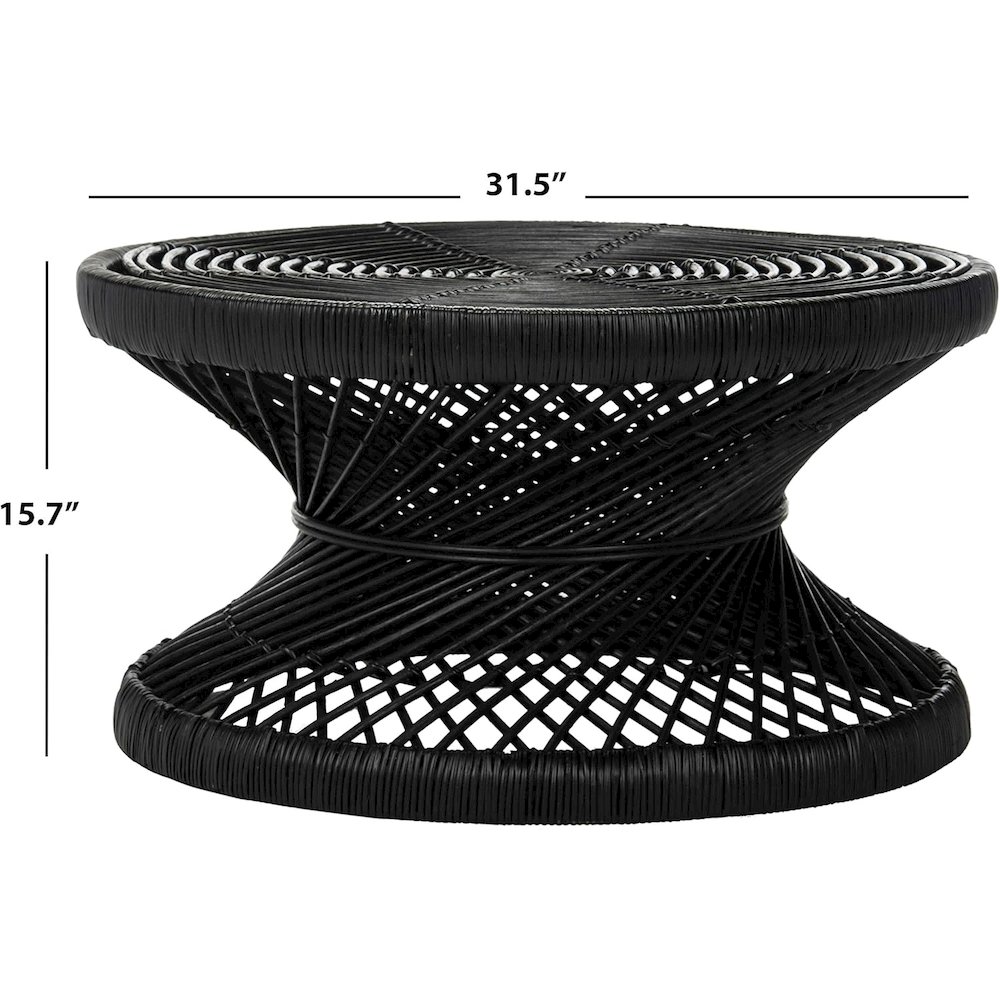 Safavieh Grimson Coffee Table, Black. Picture 2